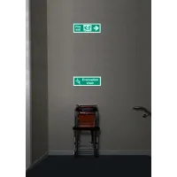 Inclusive Disabled Fire Exit Design - Arrow Right Inclusive Disabled Fire Exit Design - Arrow Right