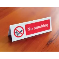 No Smoking Table Cards (Pack of 5) No Smoking Table Cards (Pack of 5)
