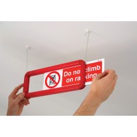 Do Not Climb On Racking