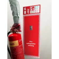 Fire Extinguisher Missing Board