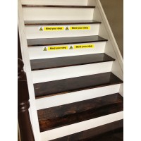 Mind Your Step - Self Adhesive Vinyl - 400 x 35mm
