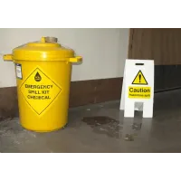 Caution - Hazardous Spill - Lightweight Self Standing