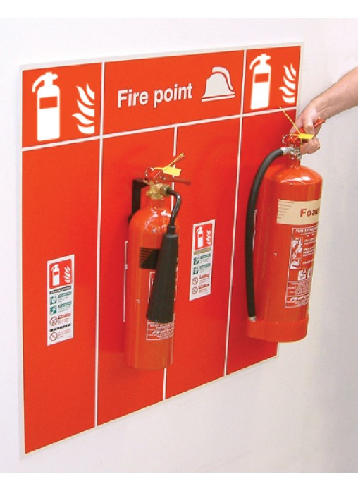 Fire Extinguisher Location Board Double