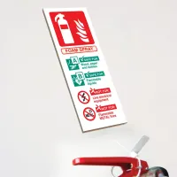Foam Spray Fire Extinguisher Identification (AFFF) Foam Spray Fire Extinguisher Identification (AFFF)