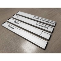 Examination in Progress Door Slider