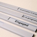 Examination in Progress Door Slider