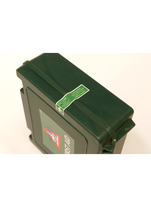 First Aid Box Tamper Labels (Pack of 50)