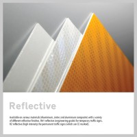 Hazard Marker (Left Hand) - Reflective Aluminium