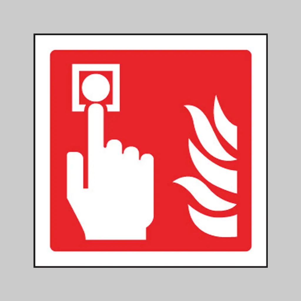 ISO 7010 F005 Fire Alarm Call Point symbol