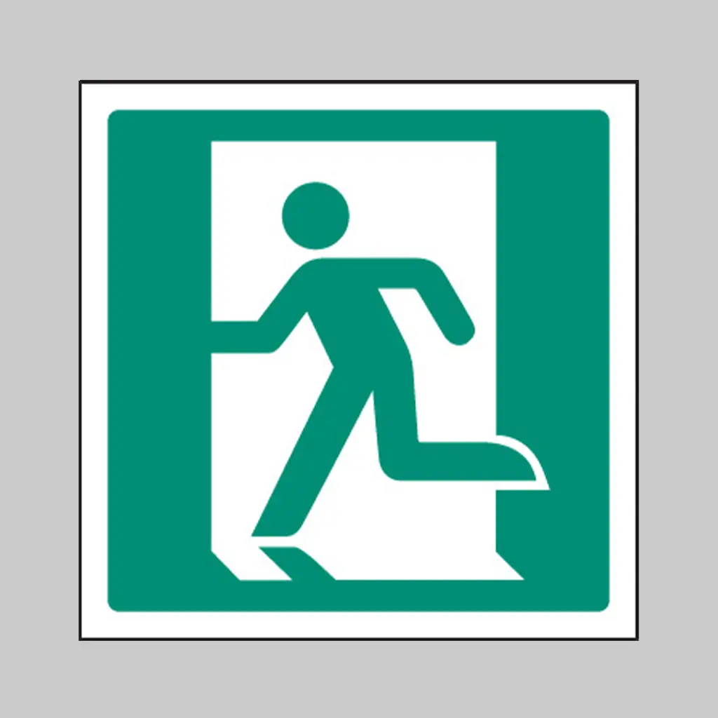 Emergency Exit Safety Sign Symbols