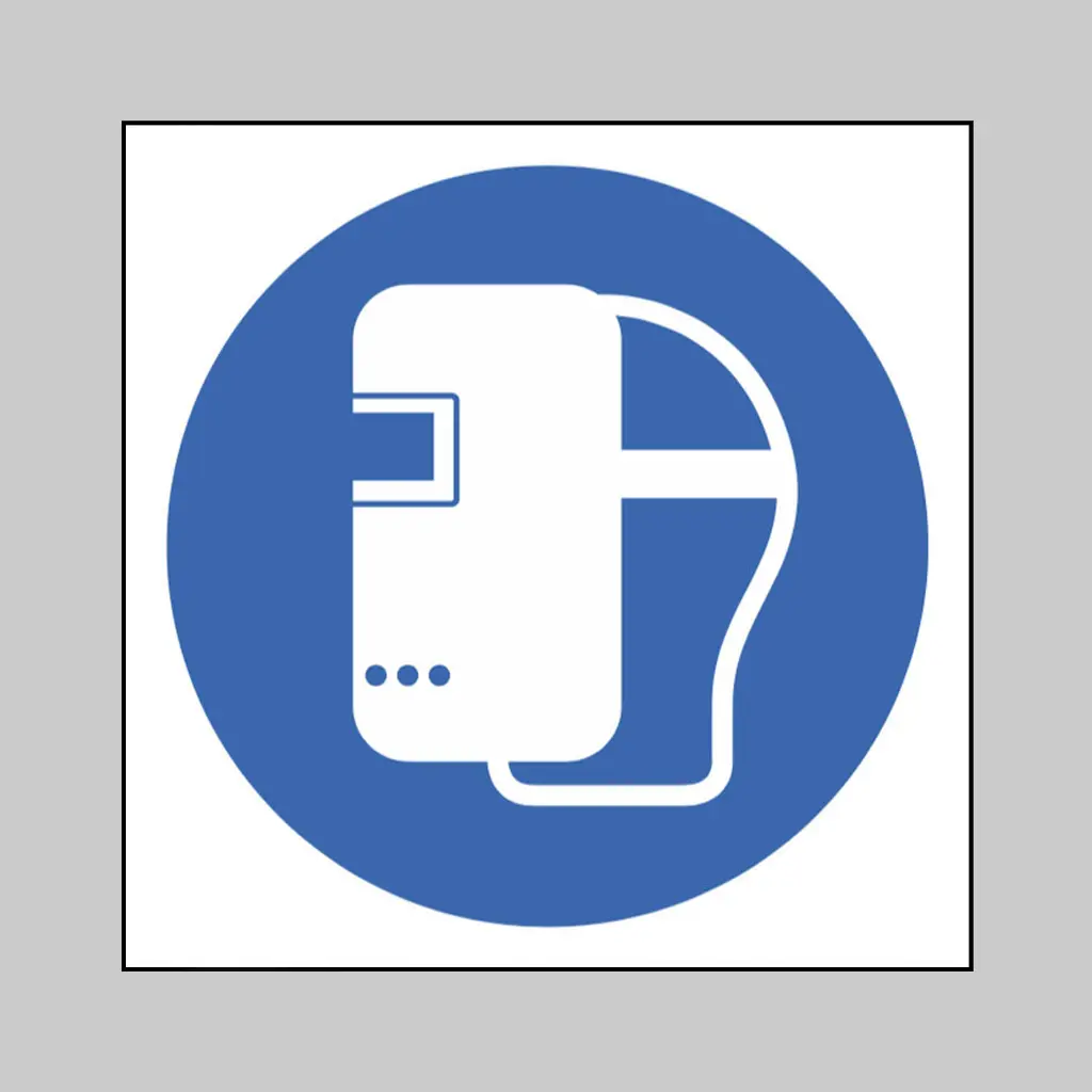 Wear a Welding Mask Symbol