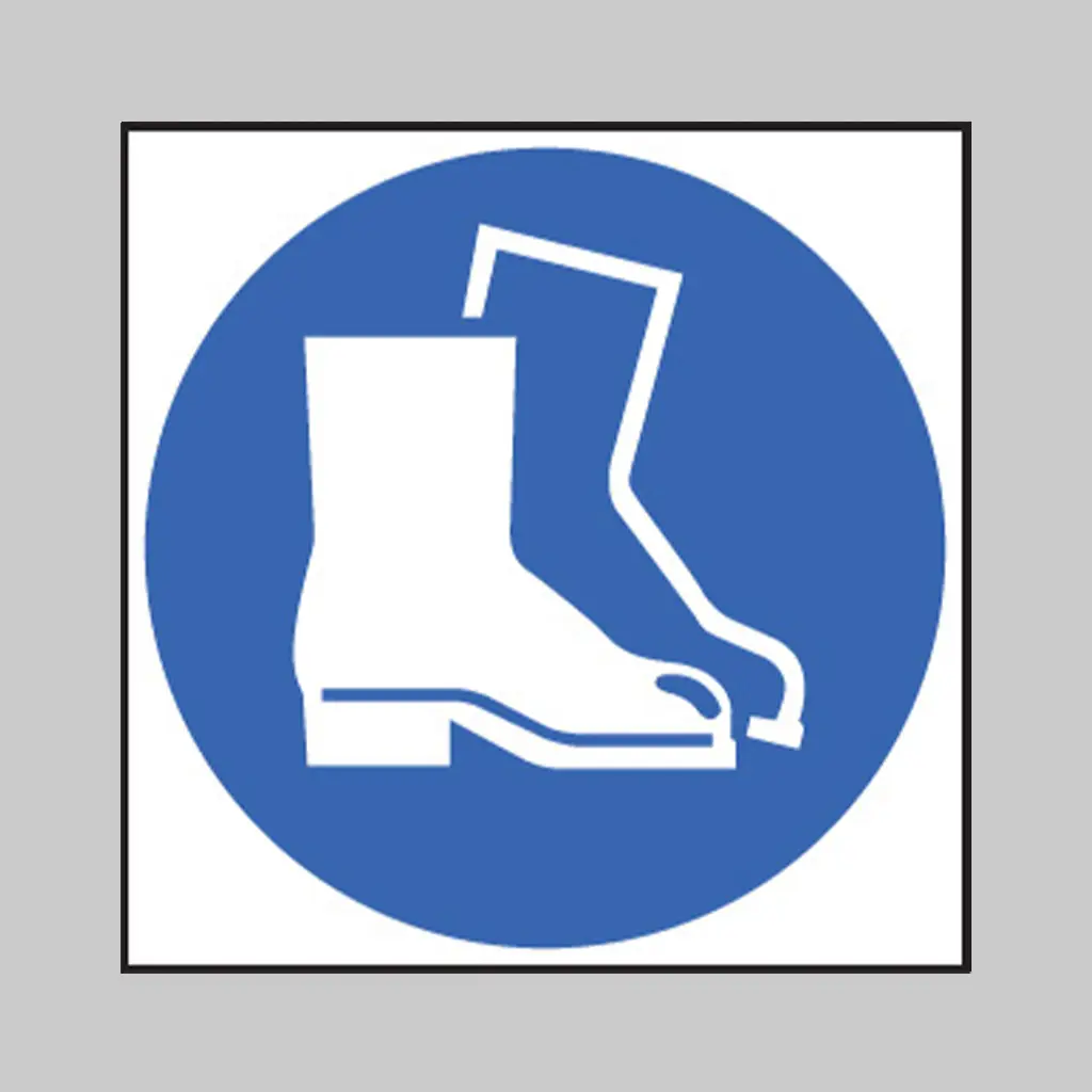 Wear Safety Footwear Symbol