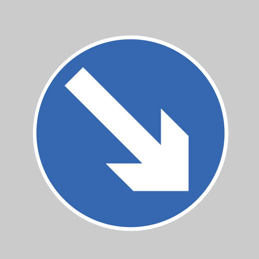 Keep Right symbol
