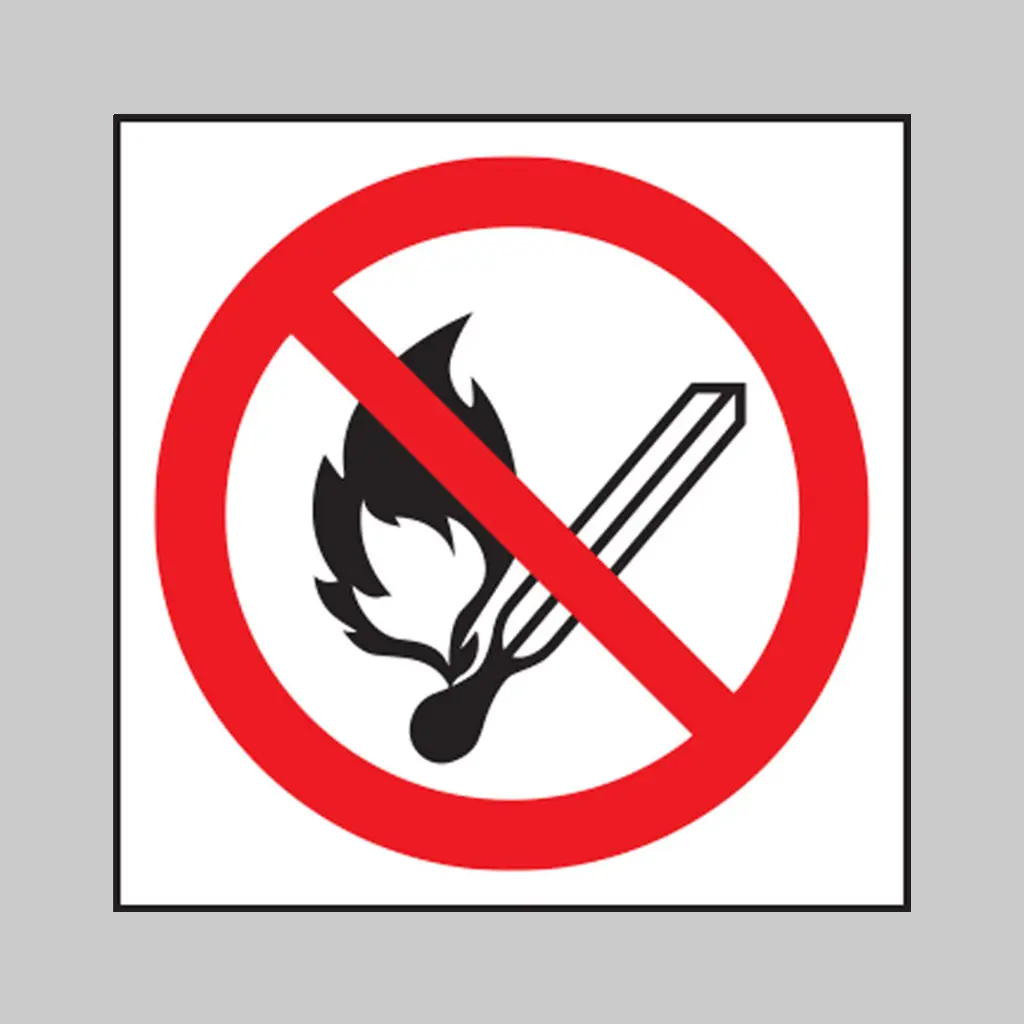 No Open Flame Symbol