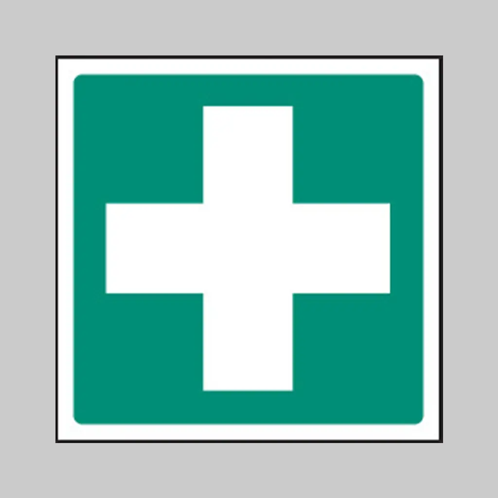 First Aid Safety Sign Symbols