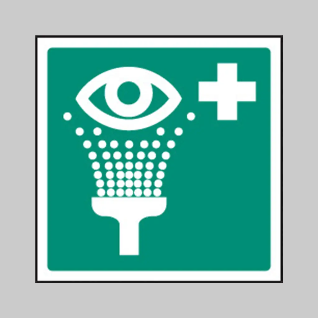 ISO 7010 E011 Eyewash Station symbol