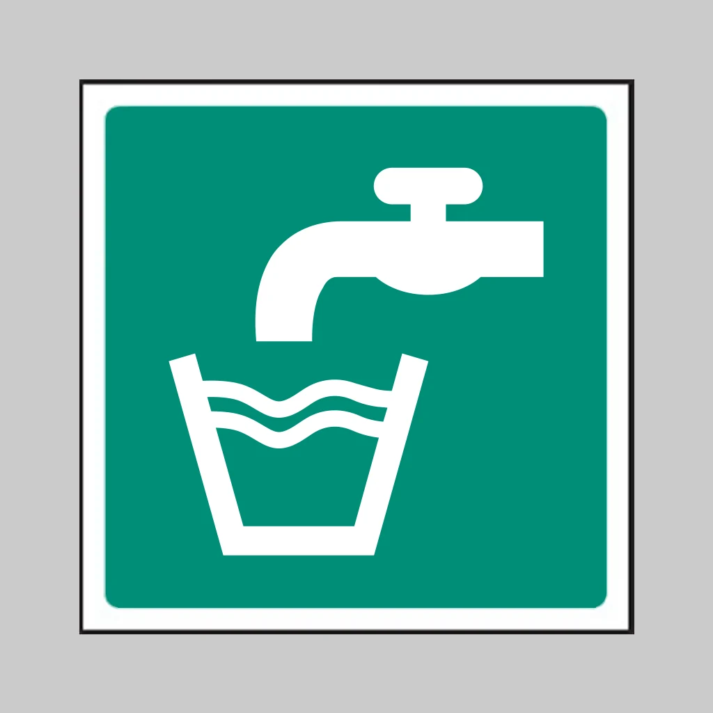 ISO 7010 E015 Drinking Water symbol