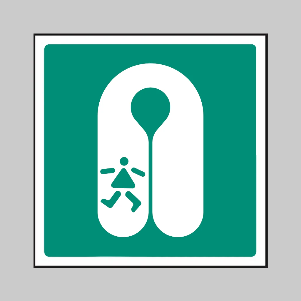 ISO 7010 E045 Child’s Lifejacket symbol