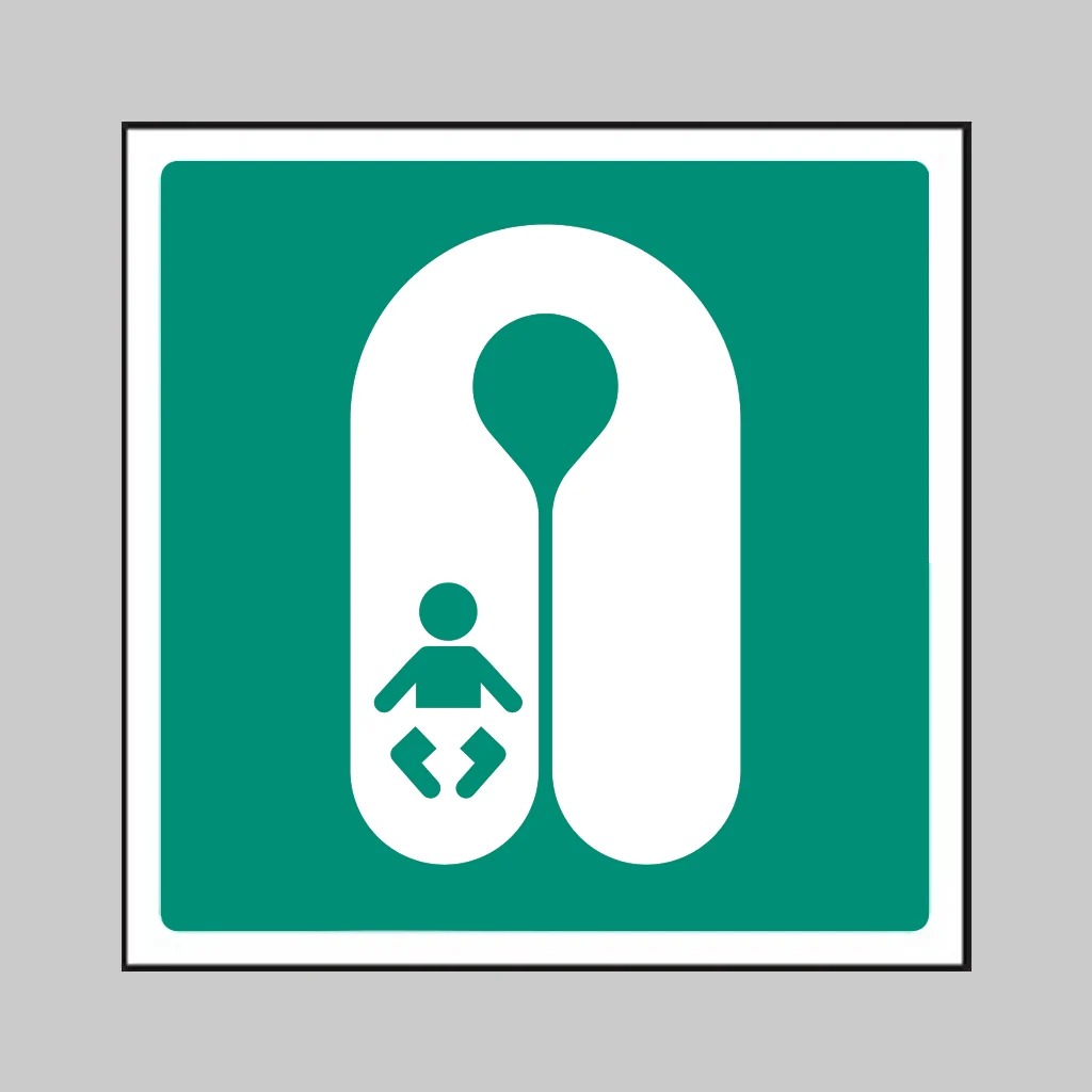 ISO 7010 E046 Infant’s Lifejacket symbol