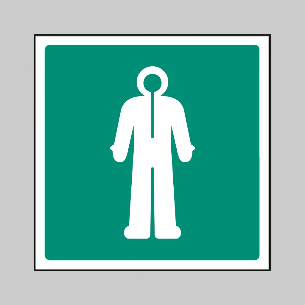 ISO 7010 E056 Survival Clothing symbol