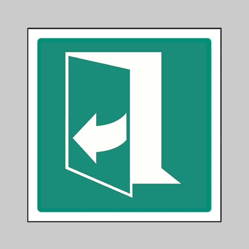 ISO 7010 E058 Door Opens by Pulling on the Right-Hand Side symbol