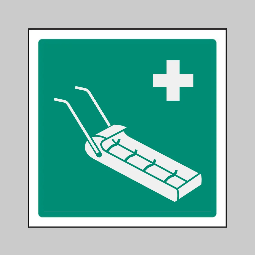 ISO 7010 E071 Rescue Toboggan