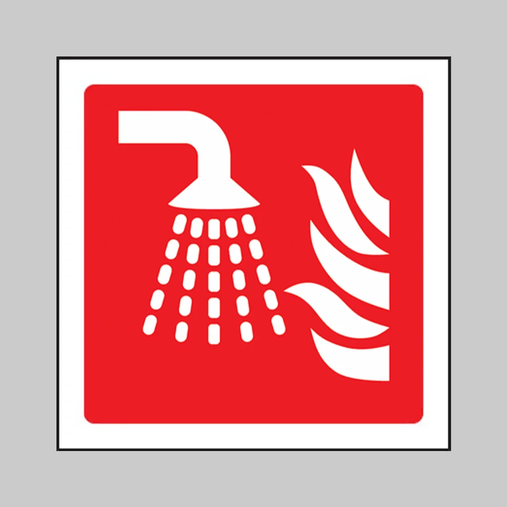 ISO 7010 F011 Water Fog Applicator symbol