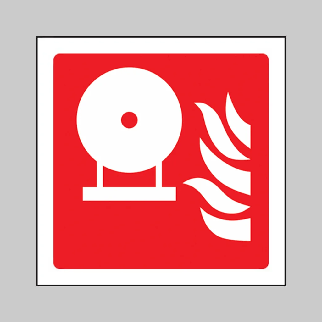 ISO 7010 F013 Fixed Fire Extinguishing Bottle symbol