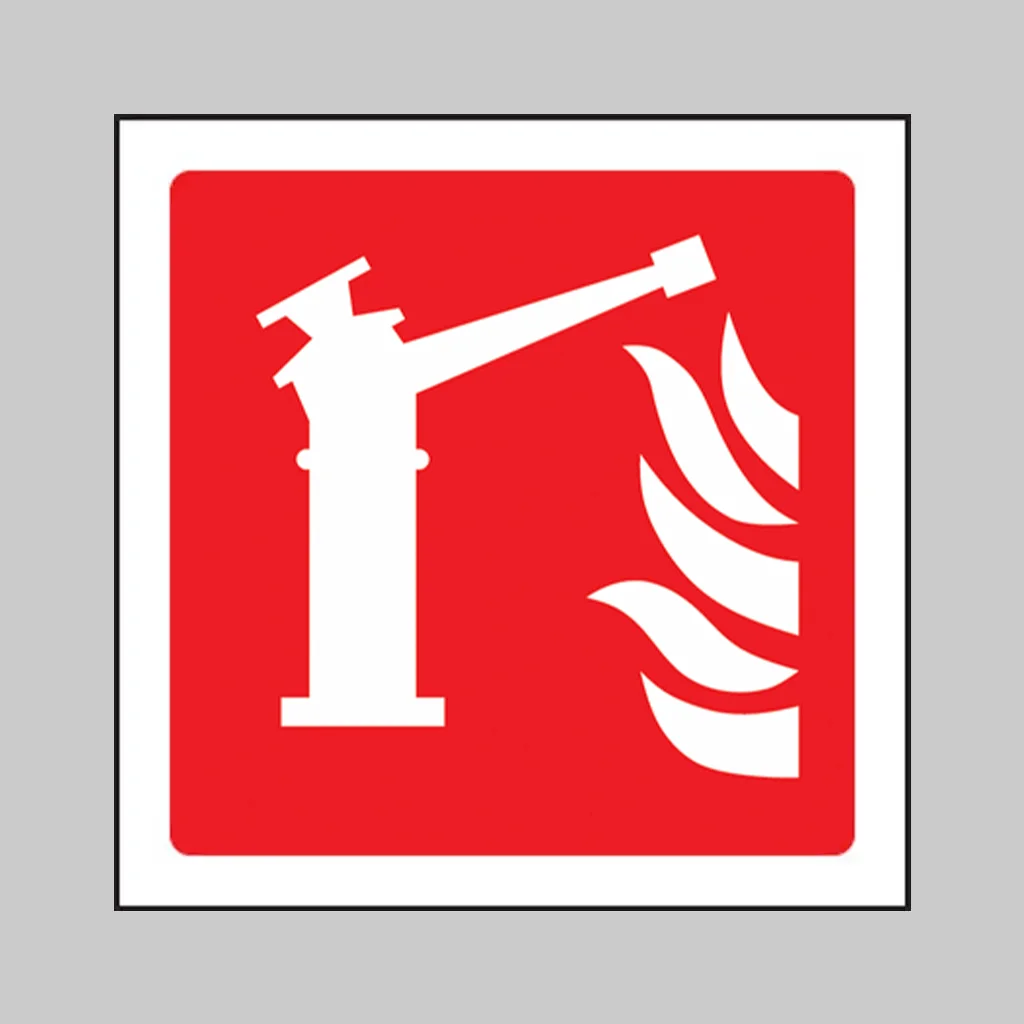 ISO 7010 F015 Fire Monitor symbol