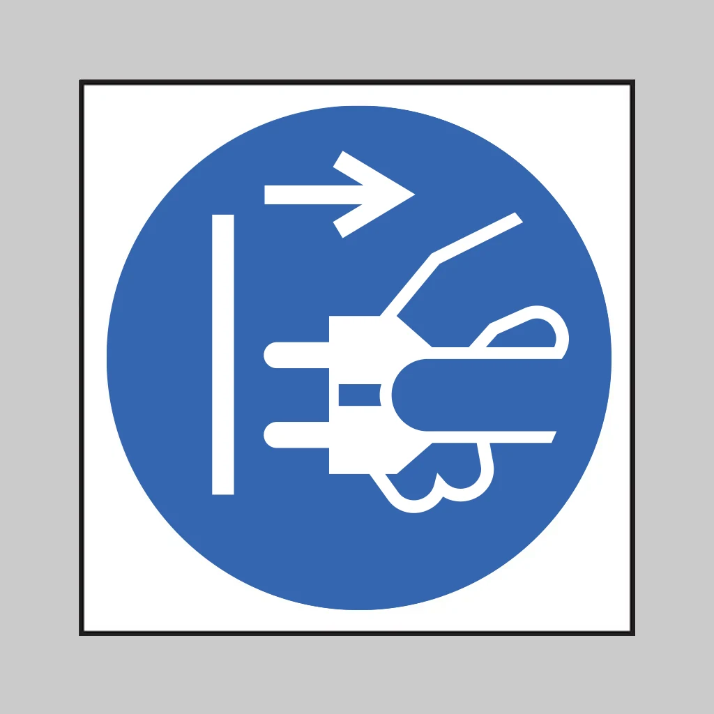 Disconnect Mains Plug from Outlet