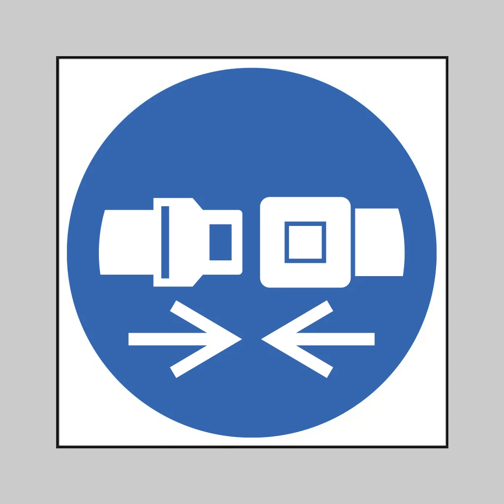 Wear Safety Belts Symbol