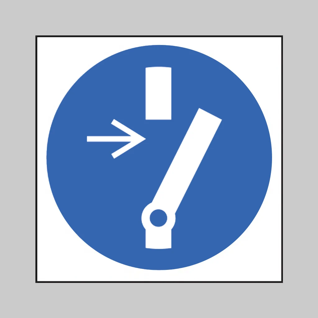 ISO 7010 M021 Disconnect Before Carrying Out Maintenance or Repair symbol
