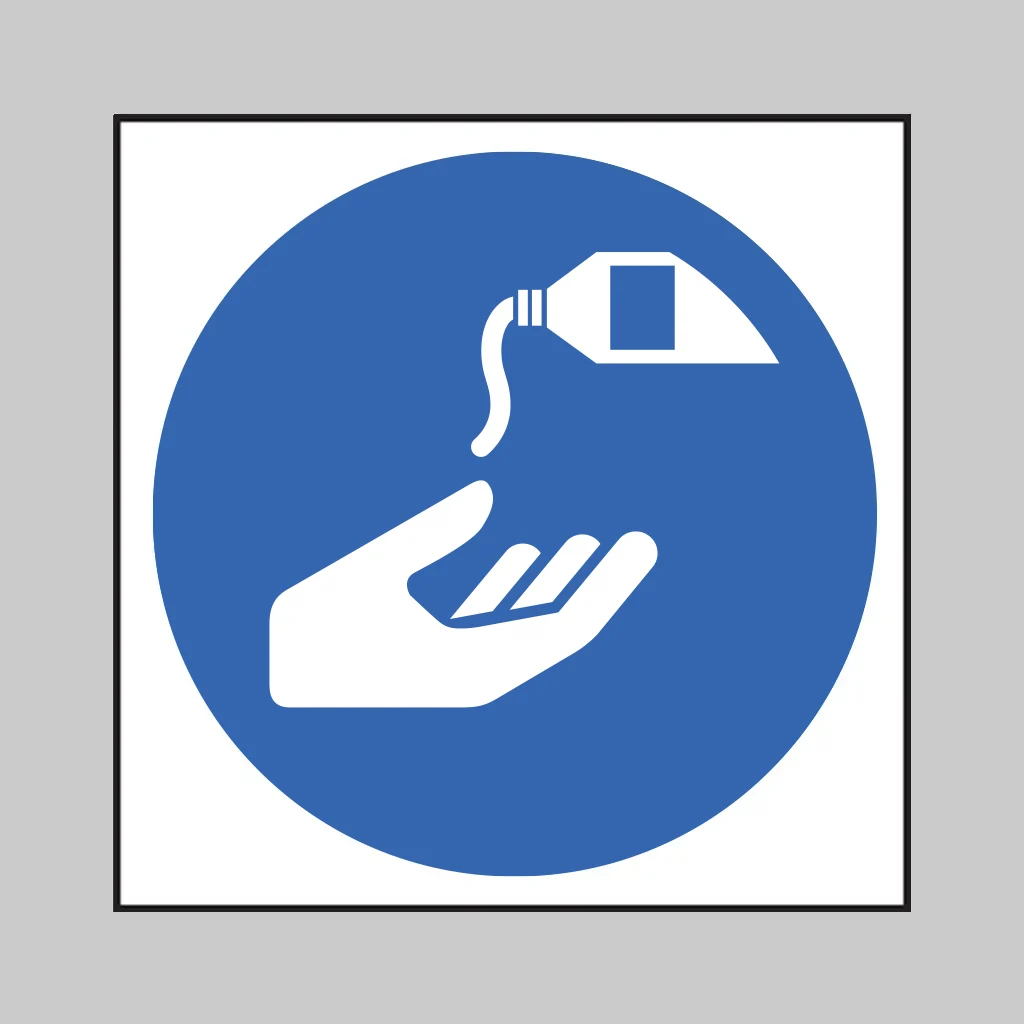 Use Barrier Cream Symbol
