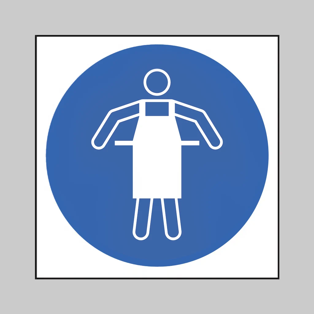 M026 Use Protective Apron symbol