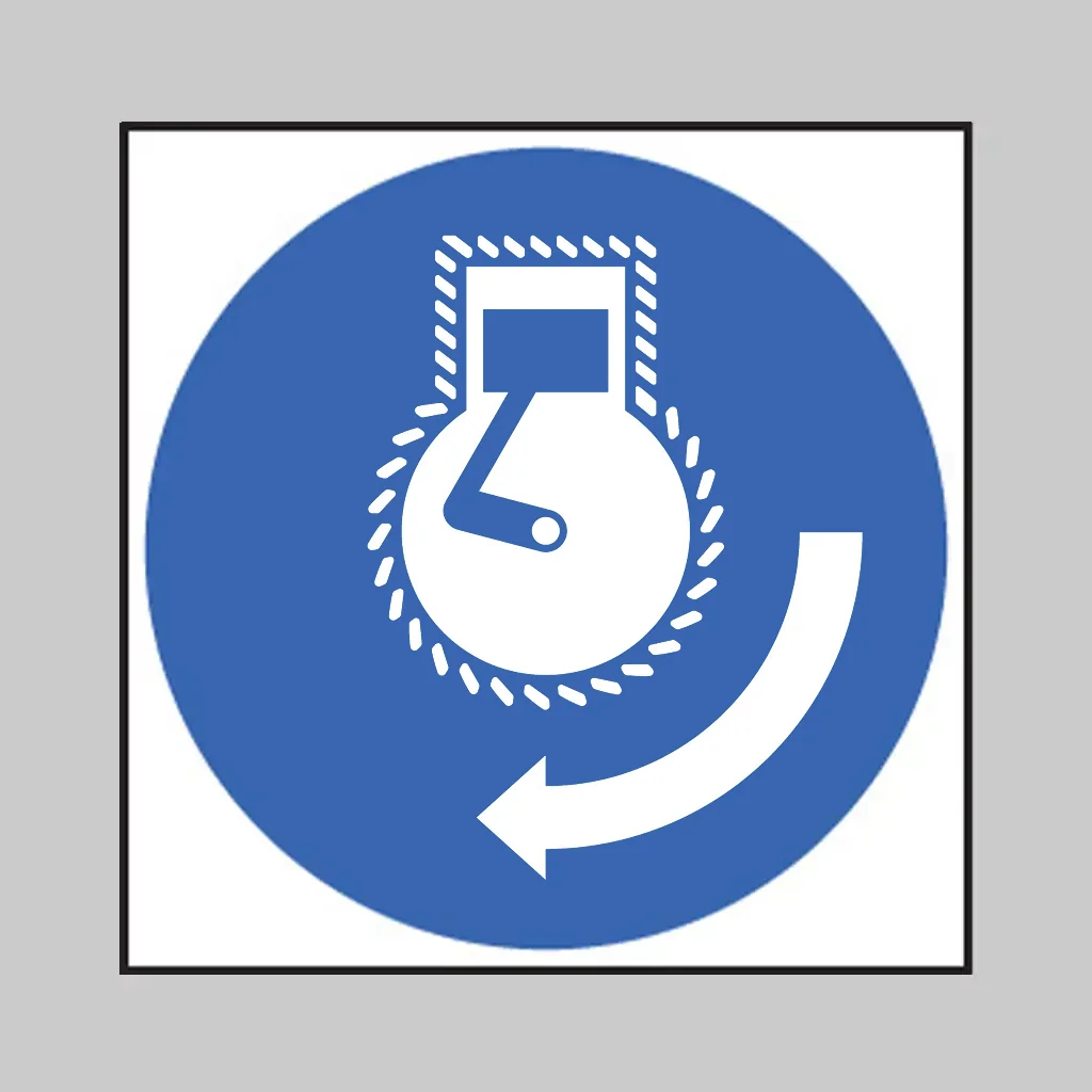 ISO 7010 M038 Start Engine in Launch Sequence symbol