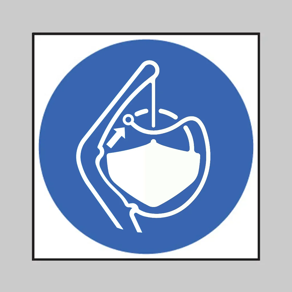 ISO 7010 M045 Release Lifeboat Gripes in Launch Sequence symbol