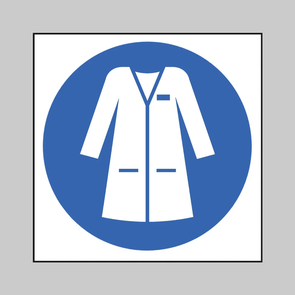 M059 Wear Laboratory Coat symbol