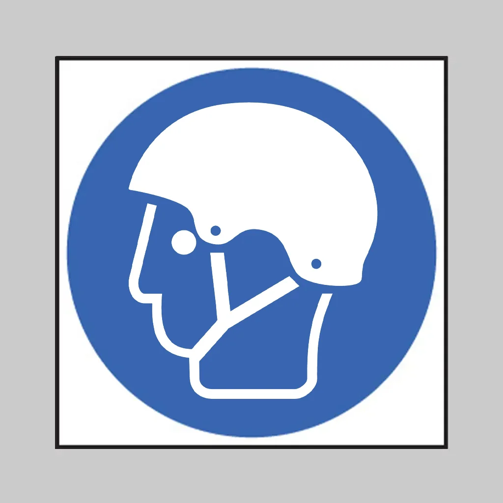M066 Wear a Sports Helmet symbol