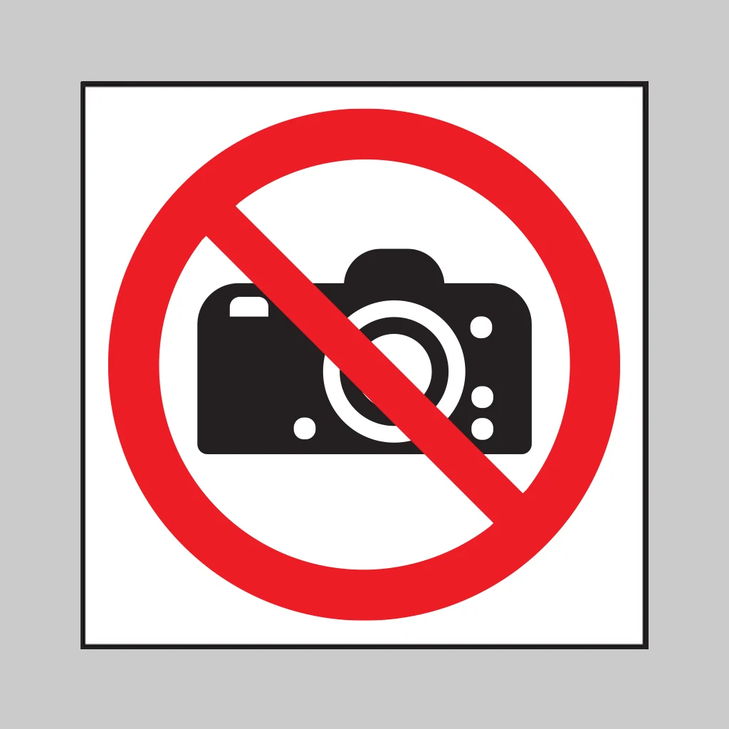 No Photography Symbol