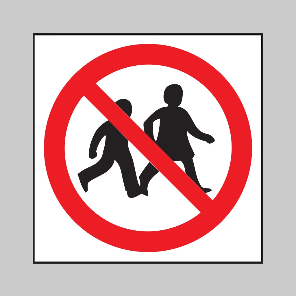 No Children Allowed Symbol