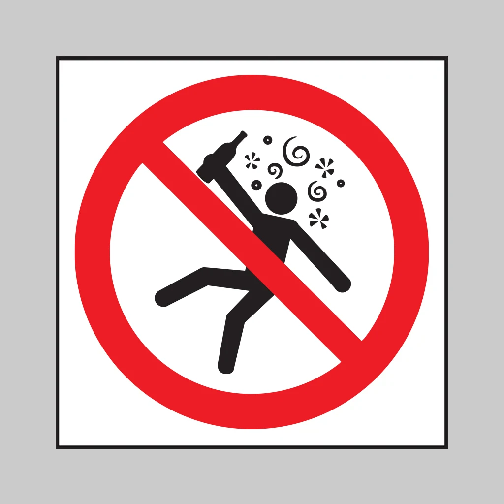 Not for People in the State of Intoxication Symbol
