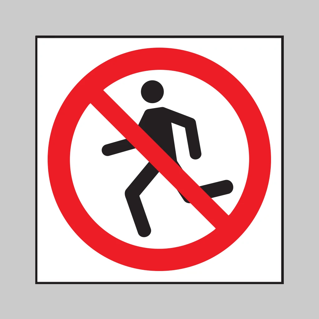No Running Symbol