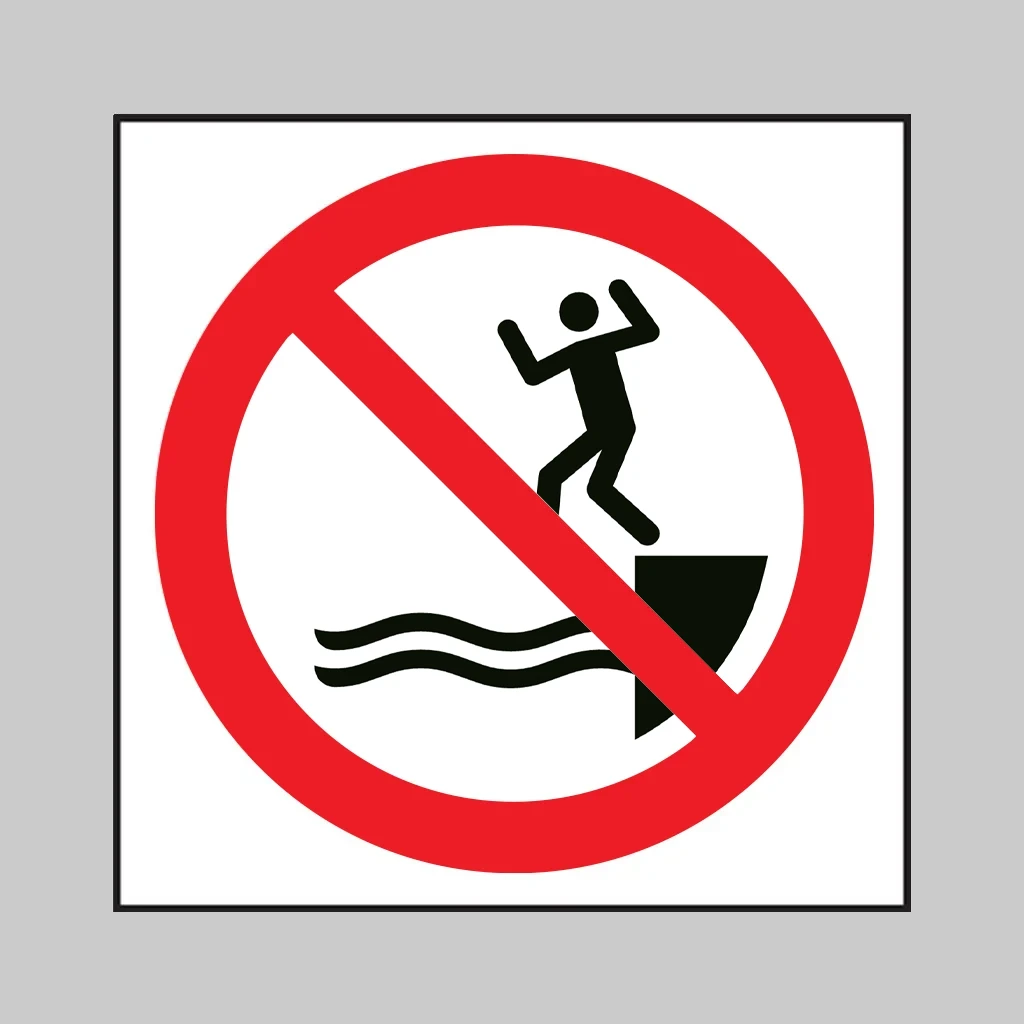 P061 No Jumping into Water