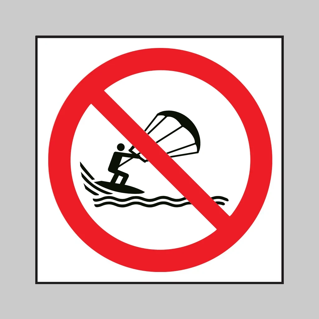 P065 No Kite Surfing
