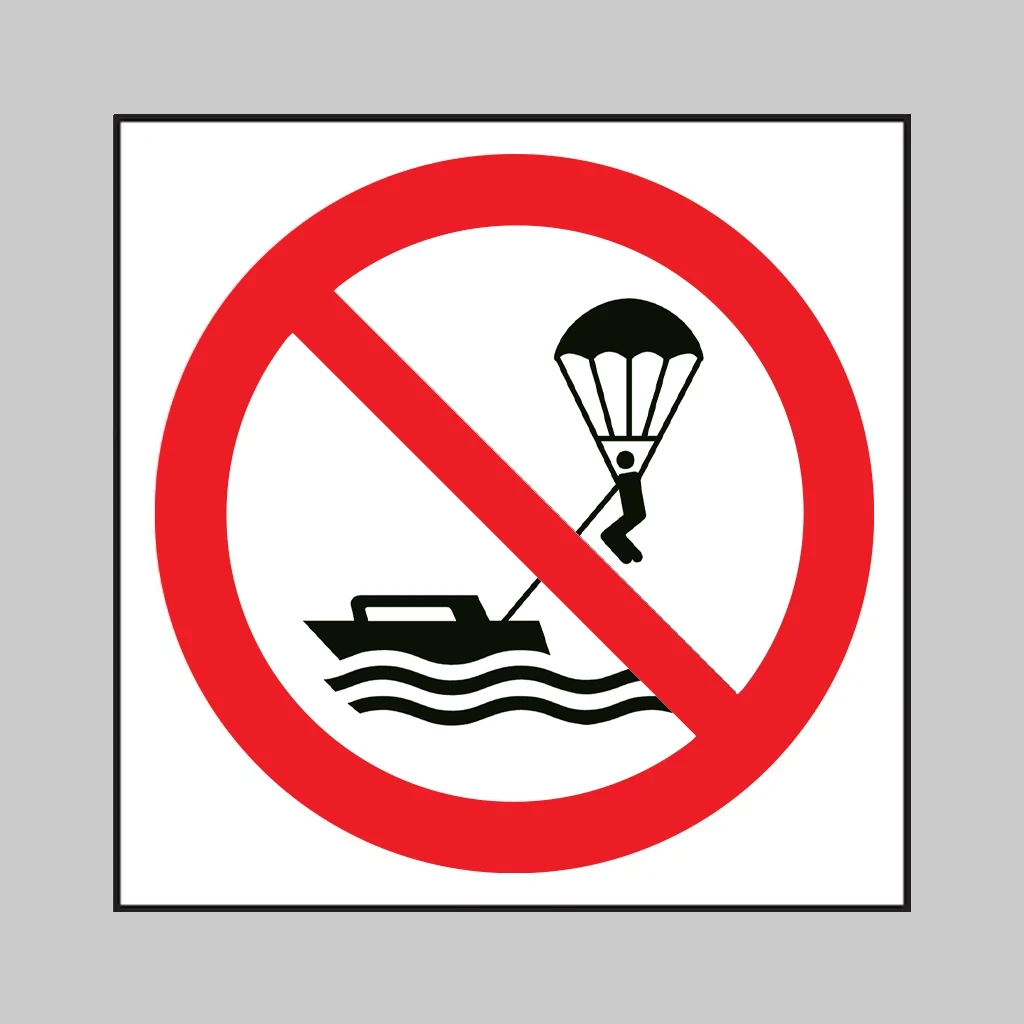 P066 No Parasailing