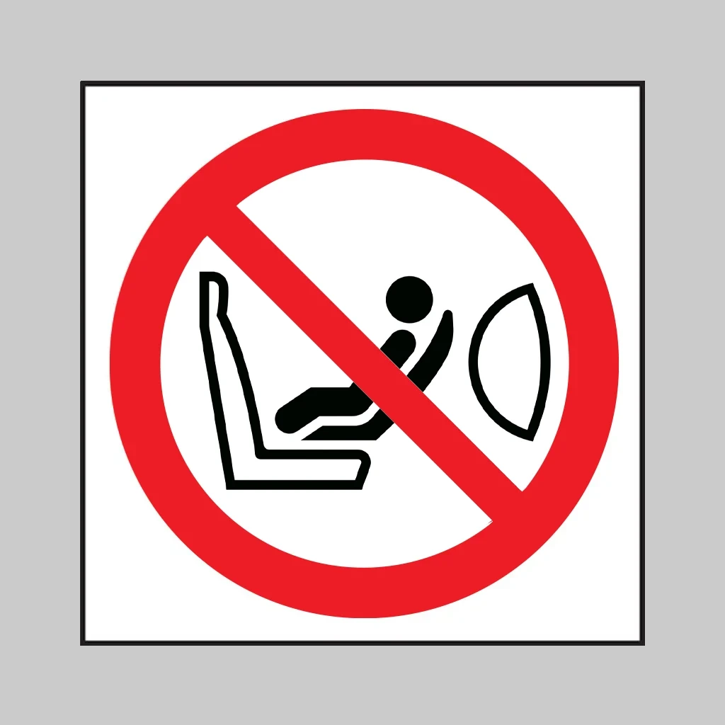 P074 Child Seat Installation Prohibited