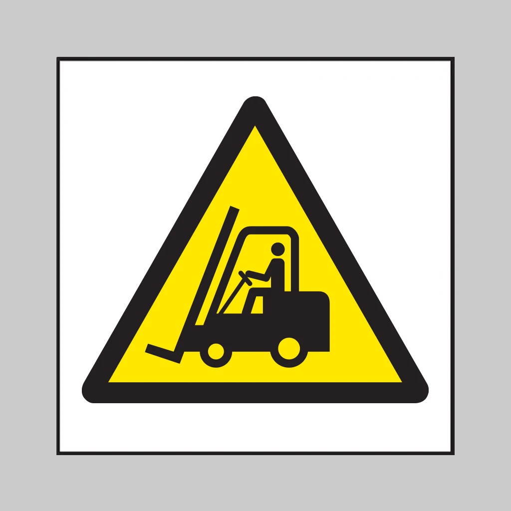 ISO 7010 W014 Forklift Trucks symbol