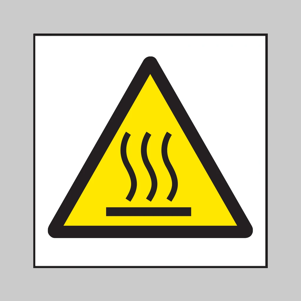 The Warning: Hot Surface Symbol