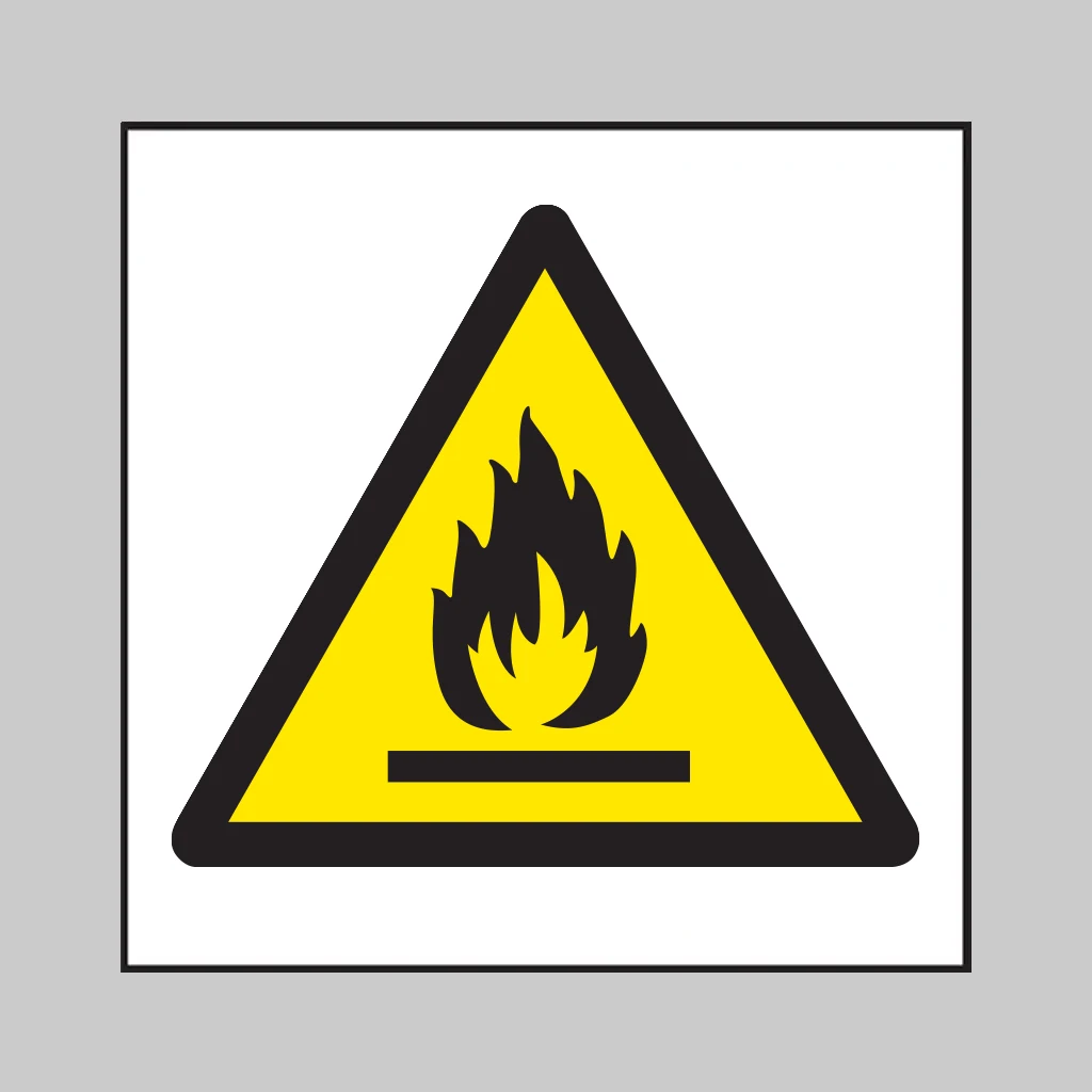 The Warning: Flammable Material Symbol