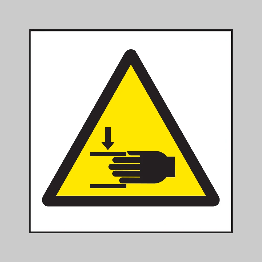 ISO 7010 W024 Crushing of Hands symbol